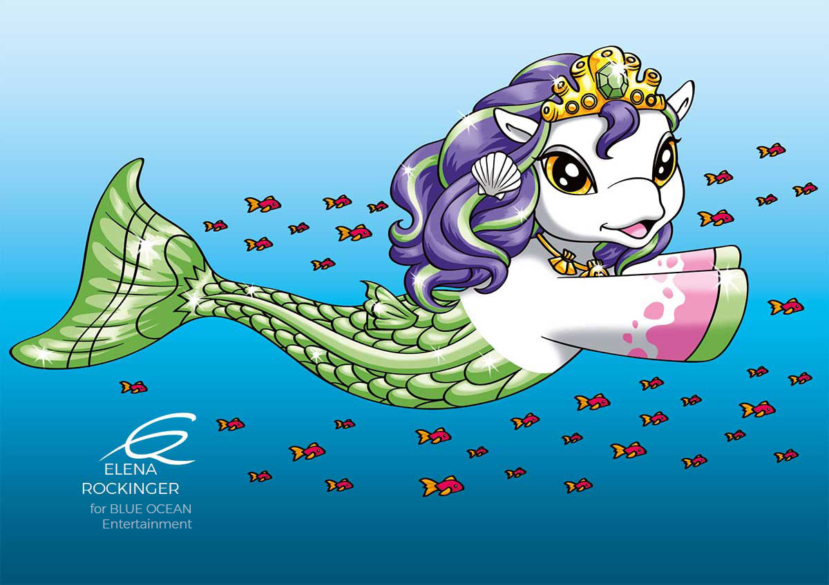 10 Filly Illustration Mermaids 1201 Fauna Elena Rockinger S