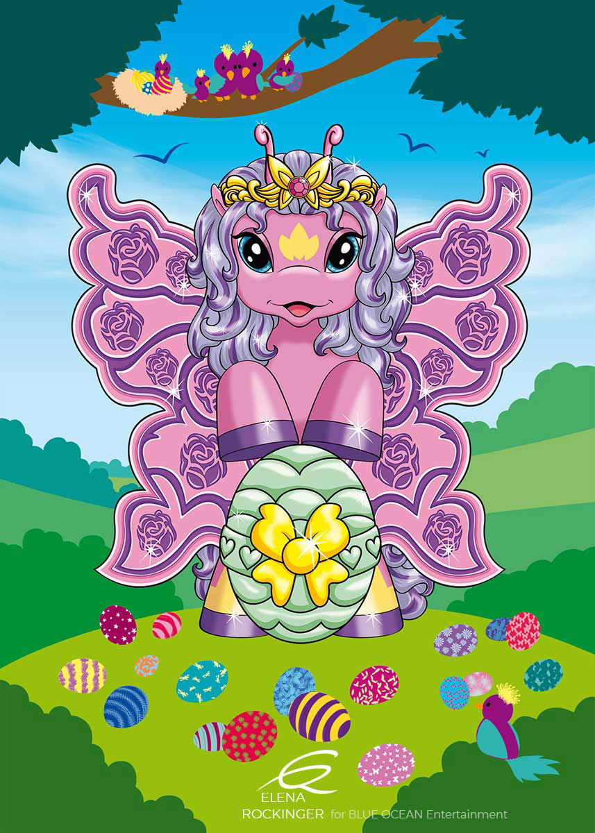 10 Filly Poster Illustration 2014 Rainbow Elena Rockinger S