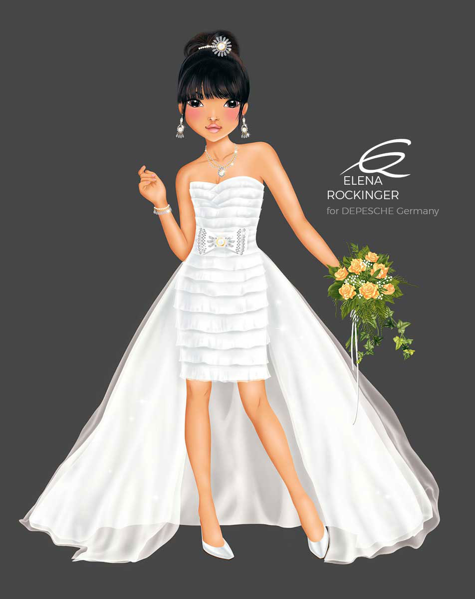 10 Topmodel Illustration Wedding Elena Rockinger Nyela 05 S