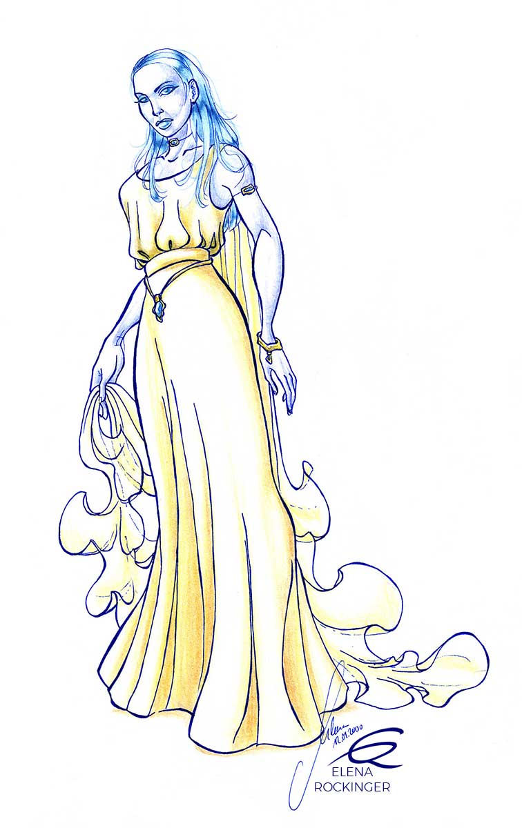 11 drawing figure ink colour pencil character elena rockinger tukey s