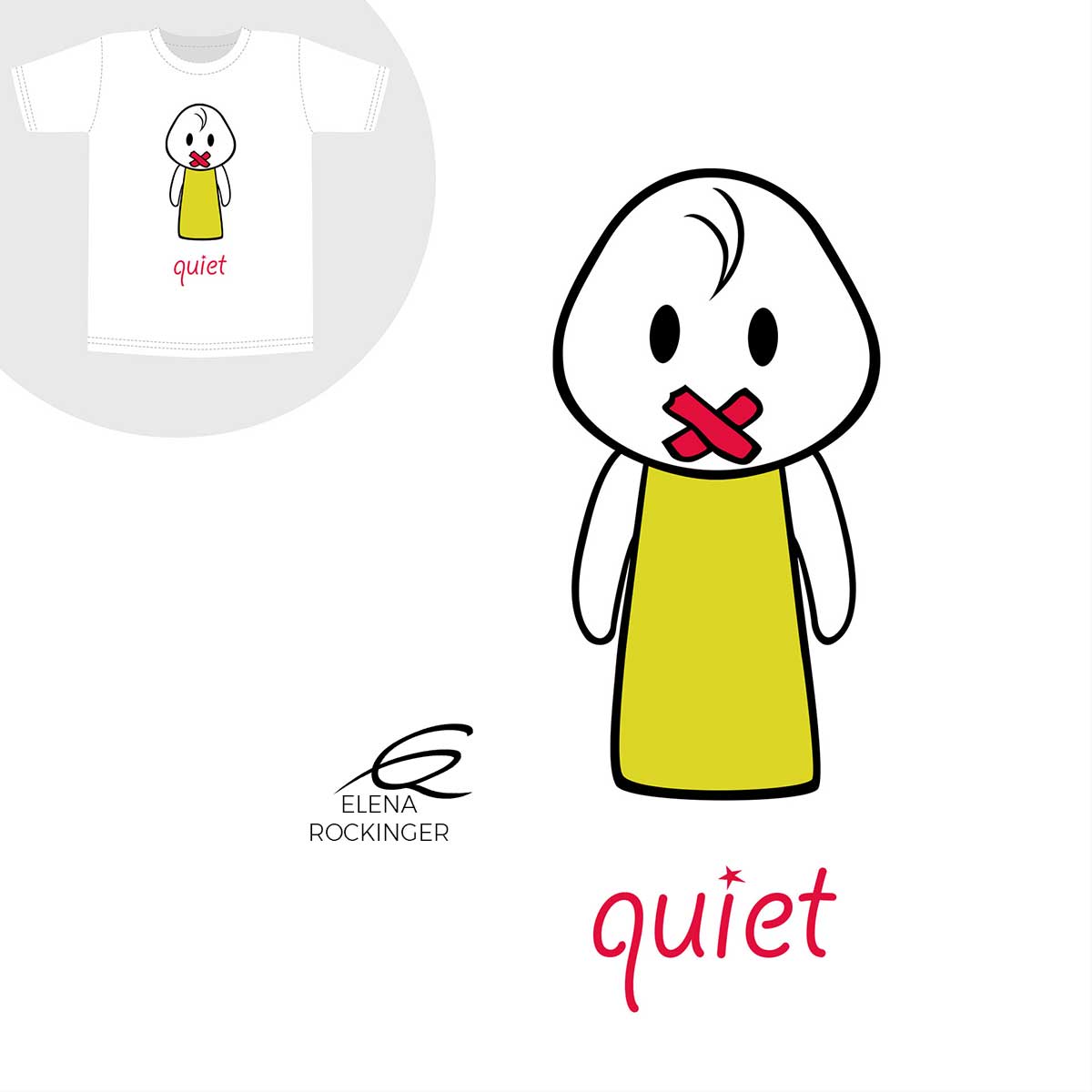 13 T Shirt Design Elena Rockinger Moodies Quiet S