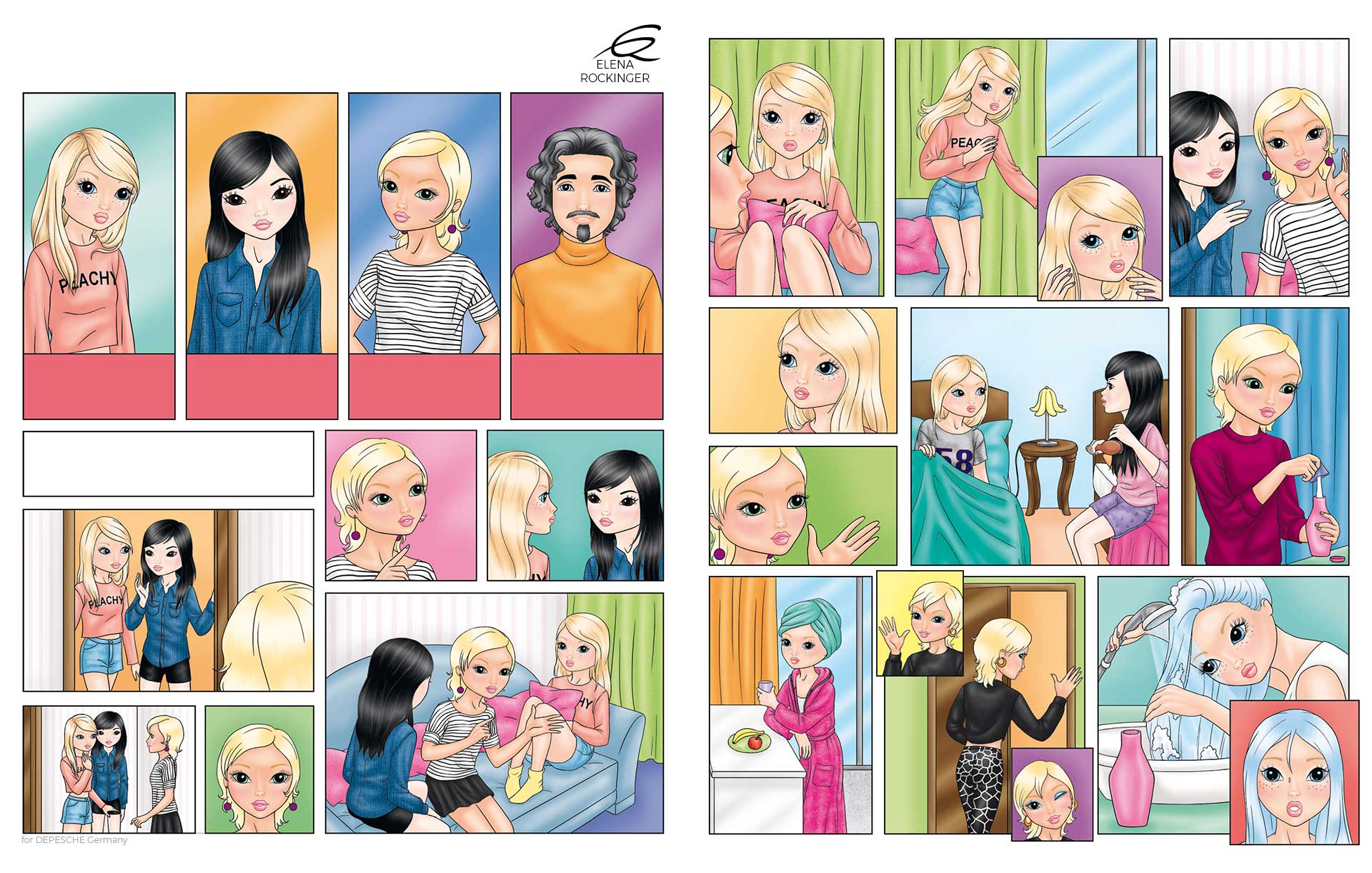 14 Topmodel Comic 1407 Elena Rockinger 1 2 S