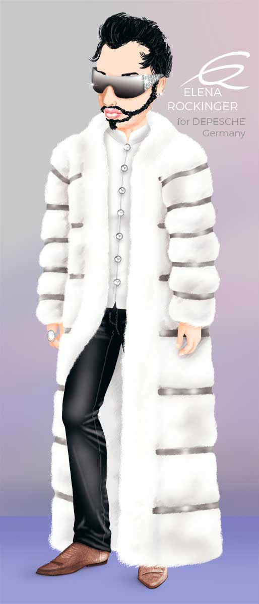 15 Topmodel Illustration Character Fashion Elena Rockinger Nuno Nanini S