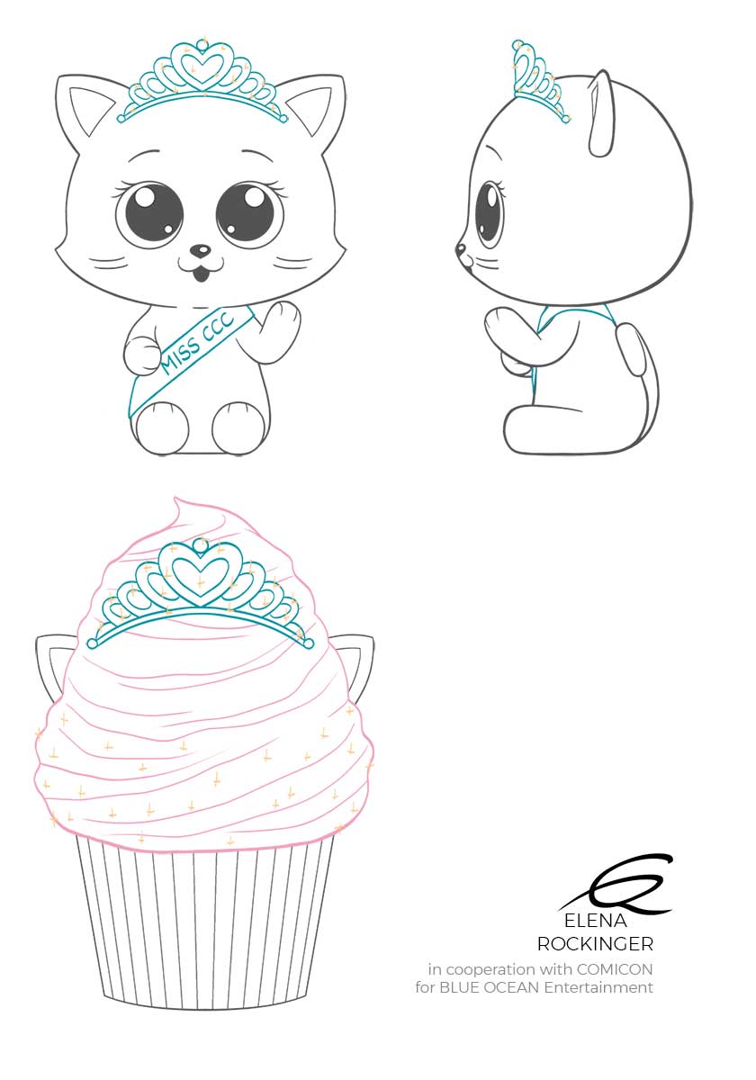 Toy Design — Archive 18 Concept Design Cupcake Cats S4 Elena Rockinger Missy
