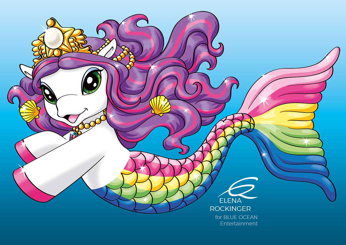 18 Filly Illustration Mermaids 1201 Pearl Elena Rockinger S