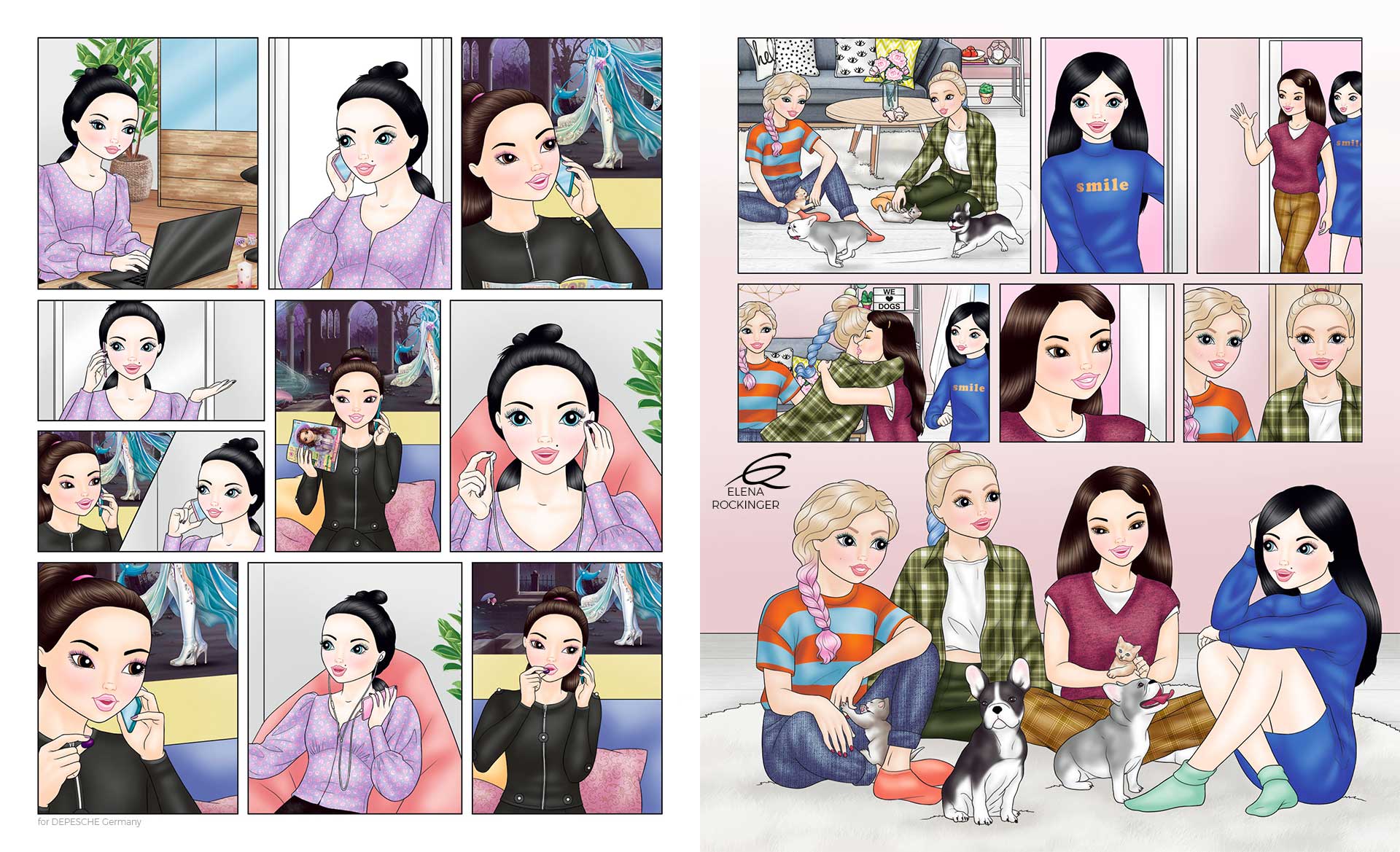 18 topmodel comic 2305 elena rockinger 3 4 s