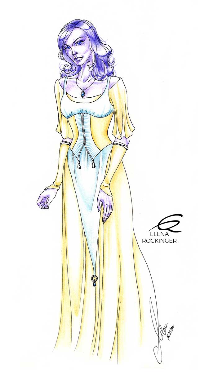 20 drawing figure ink colour pencil character elena rockinger selyna s