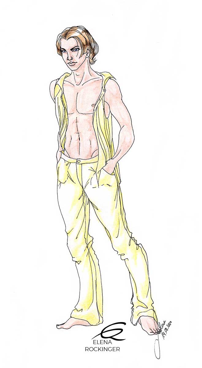 22 drawing figure ink colour pencil character elena rockinger simirrynn s