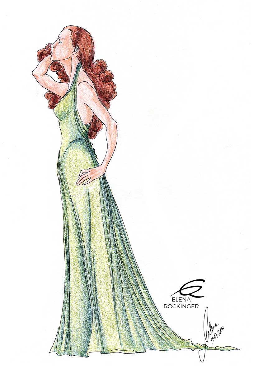 23 drawing figure ink colour pencil character elena rockinger sisley s