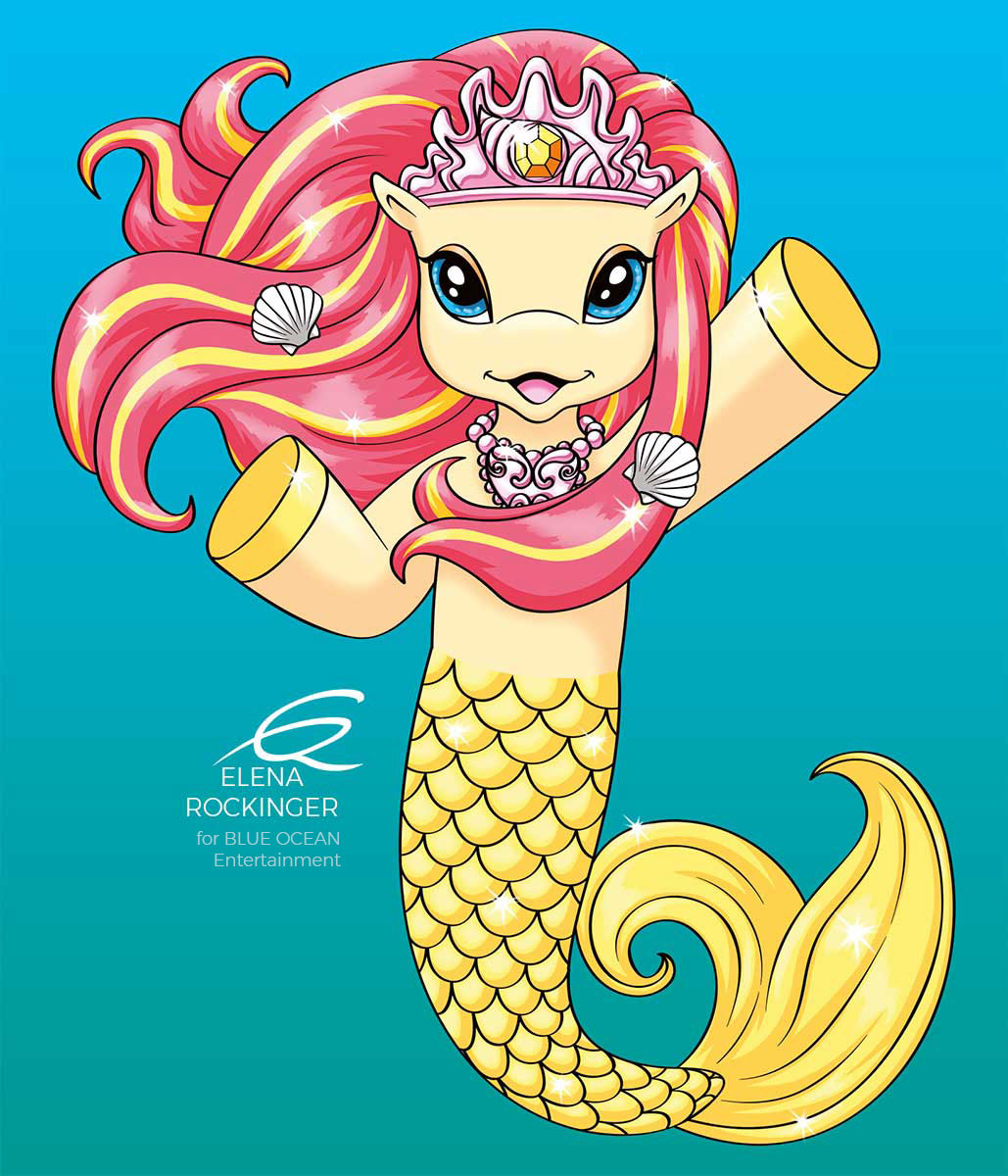 23 Filly Illustration Mermaids 1202 Merissa Elena Rockinger S