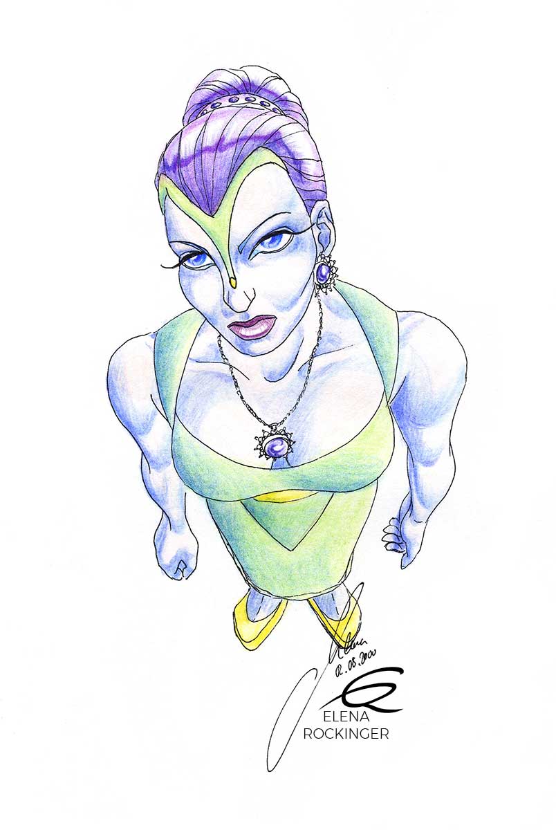 24 drawing figure ink colour pencil character elena rockinger suuk s