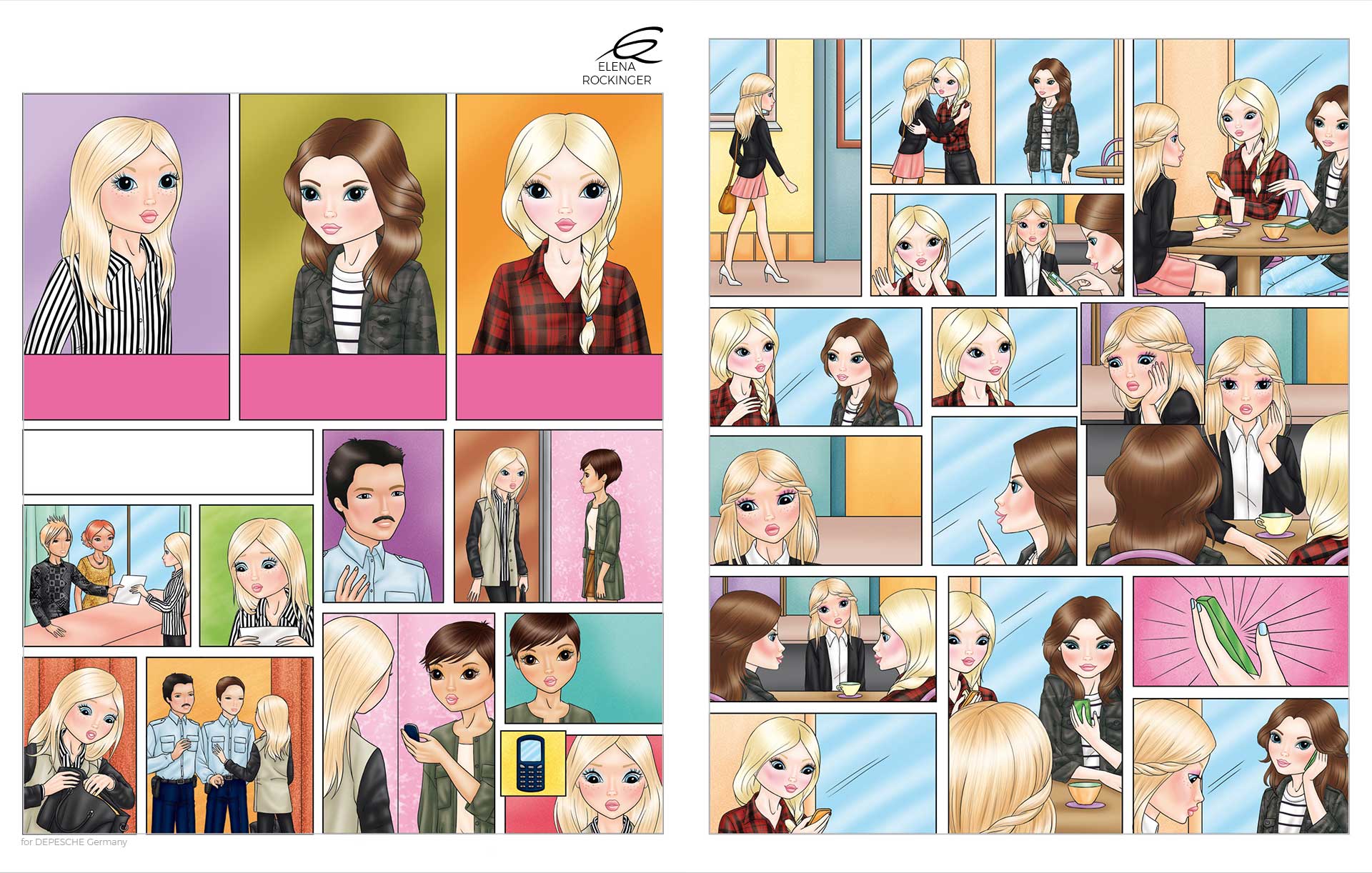 24 Topmodel Comic 1410 Elena Rockinger 1 2 S