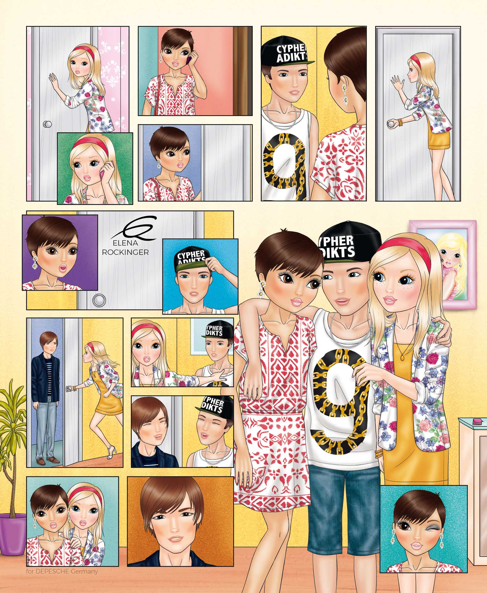 24 Topmodel Comic 1508 Elena Rockinger 03 S