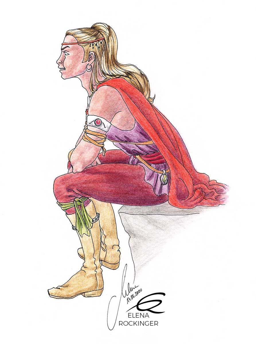 25 drawing figure ink colour pencil character elena rockinger tkomu s