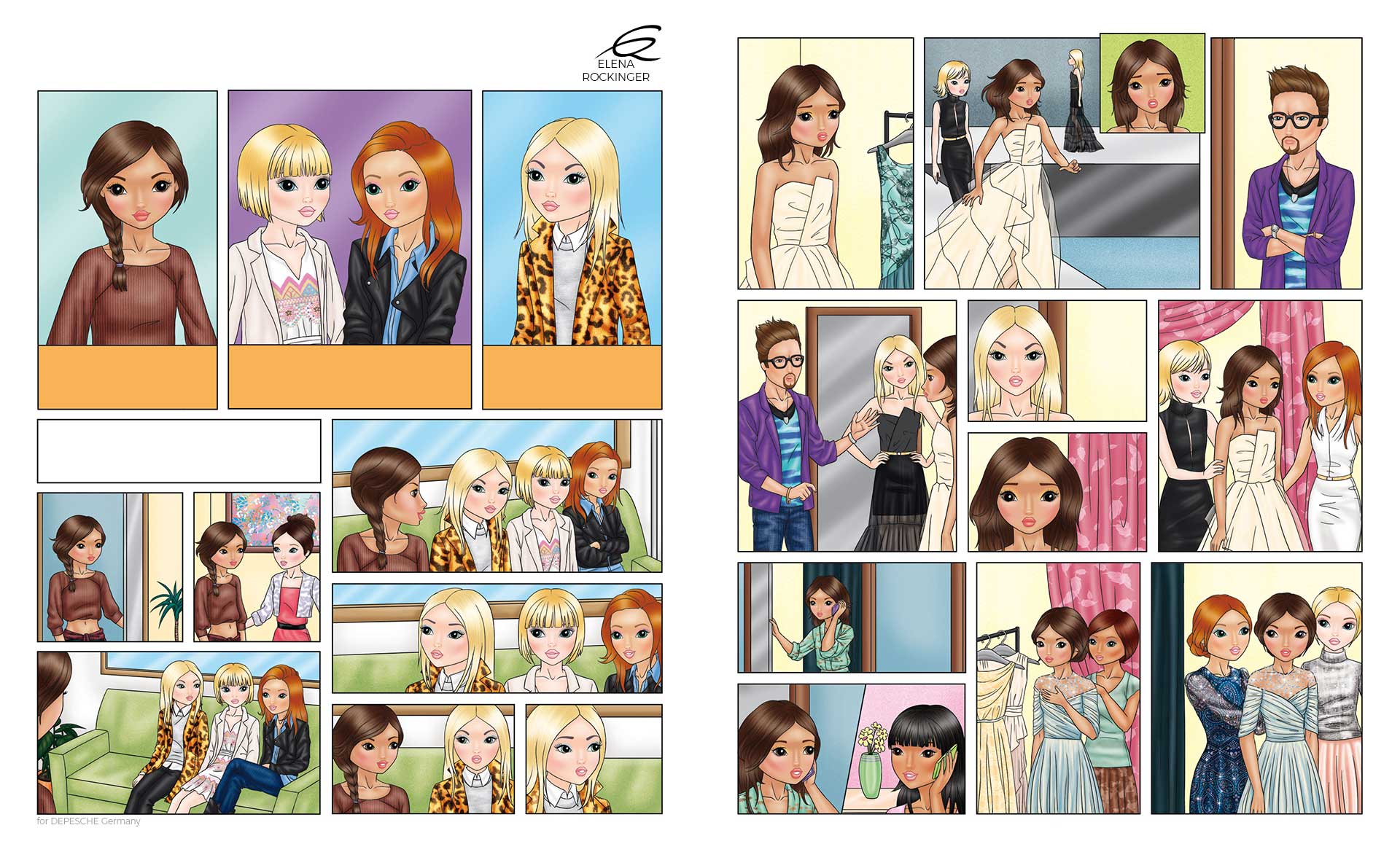 25 Topmodel Comic 1509 Elena Rockinger 1 2 S