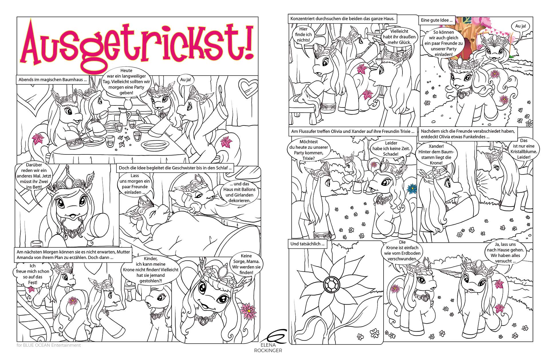 28 filly comic playset 1203 inks elena rockinger 01