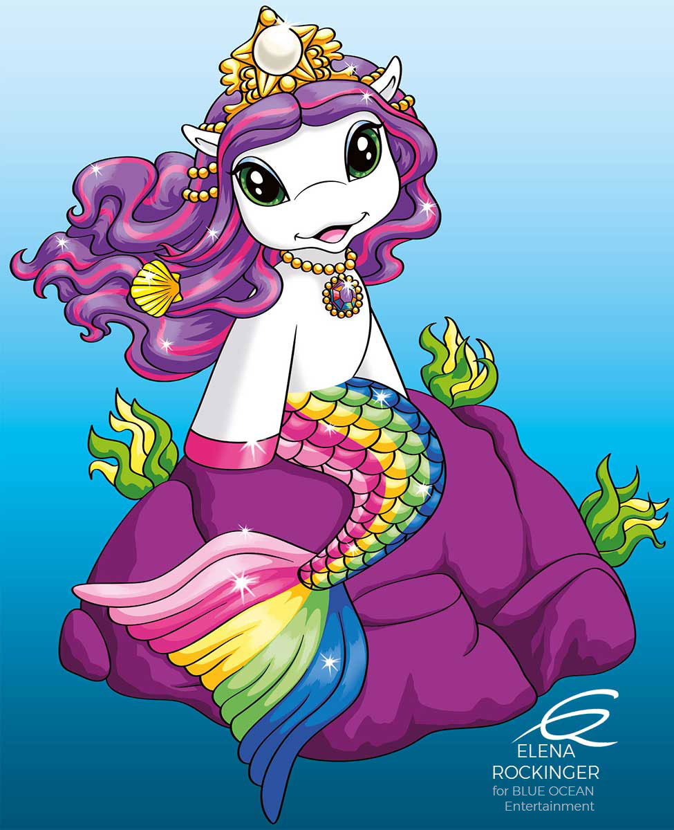 33 Filly Poster Illustration Mermaids 1200 Elena Rockinger S