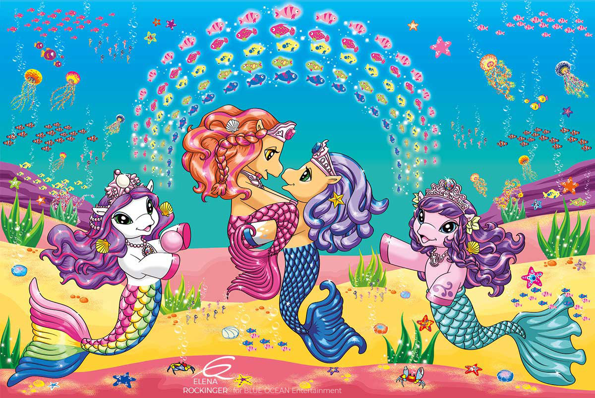 35 Filly Poster Illustration Mermaids 1302 Elena Rockinger S