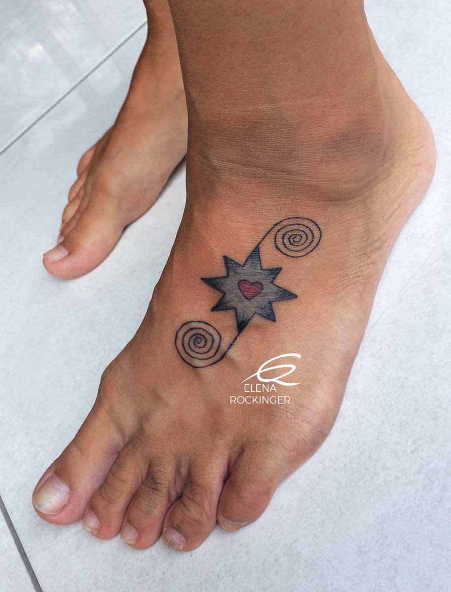 35 Tattoo Foot Symbol Memory Elena Rockinger S