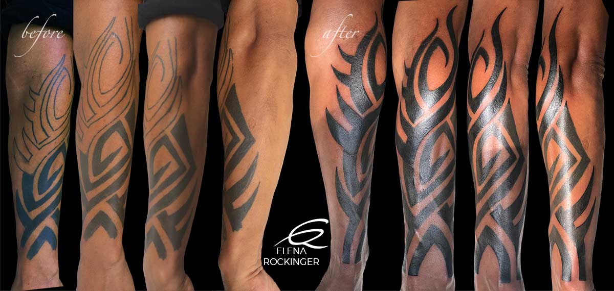 41 Tattoo Tribal Touchup Repair Elena Rockinger S