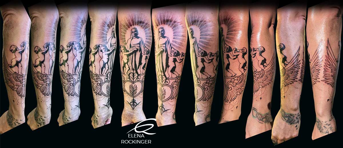 43 Tattoo Angel Wings Mother Sacred Elena Rockinger S