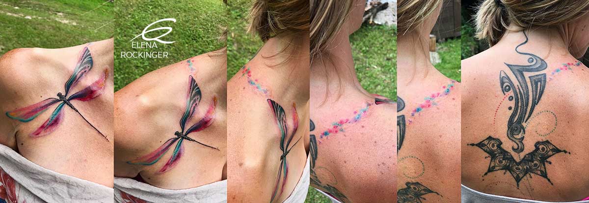 44 Tattoo Dragonfly Colours Mandala Connection Elena Rockinger S