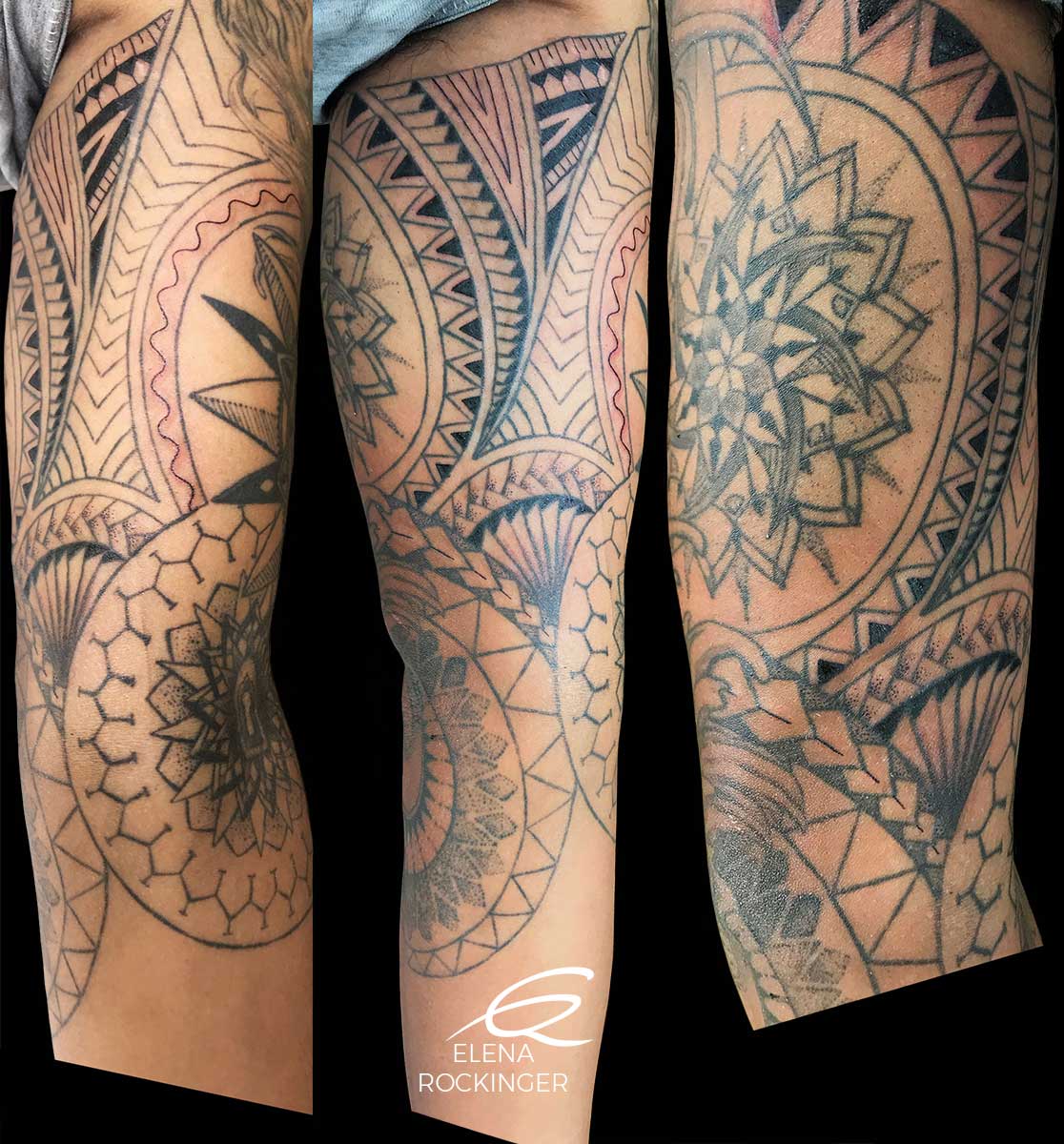 53 Tattoo Maori Freestyle Gemoetric Freehand Elena Rockinger S