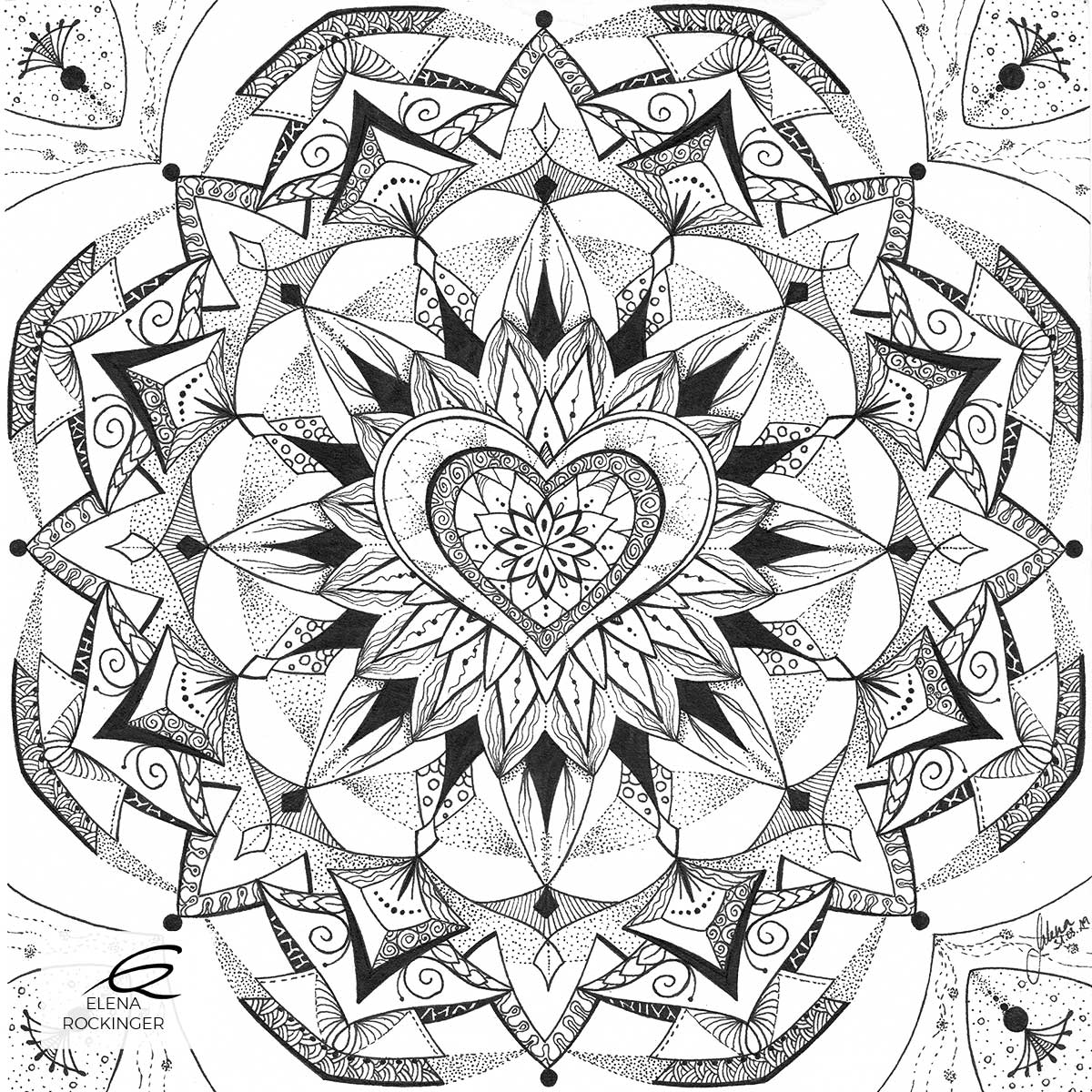 02 Drawing Mandala Ink Elena Rockinger 02 S