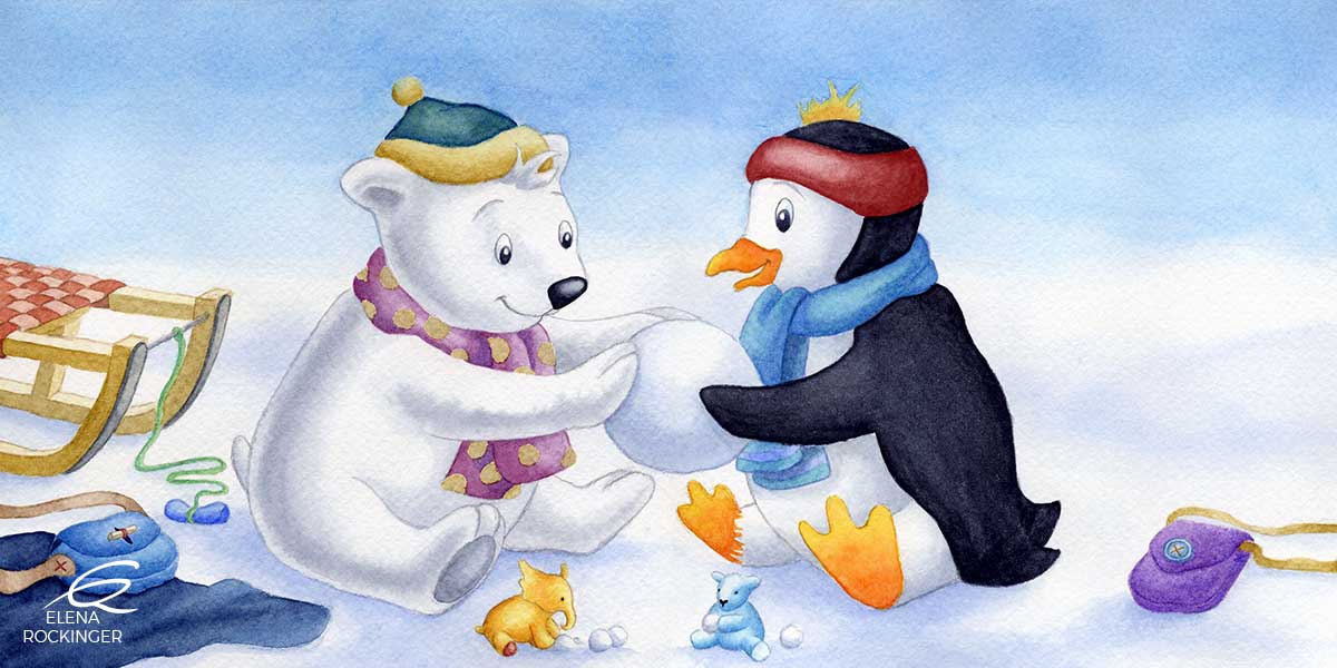 03 Illustration Picture Book Water Colour Elena Rockinger Bibu Peppi 03 S