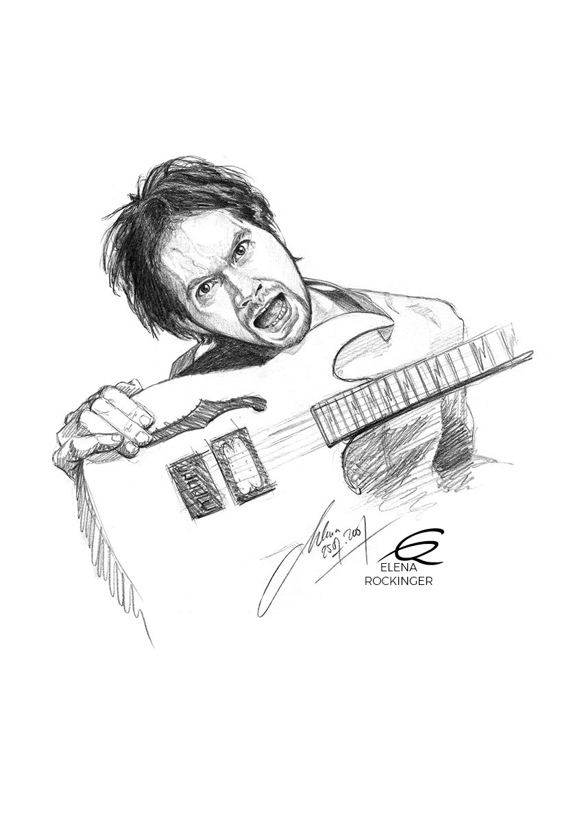 05 Portrait Graphite Music Elena Rockinger Paul Gilbert S