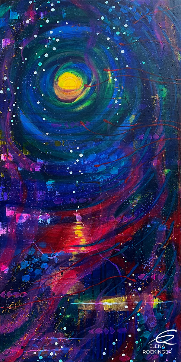 Paintings — Exhibition 12 Painting Acrylics Canvas Elena Rockinger World Within 1 S