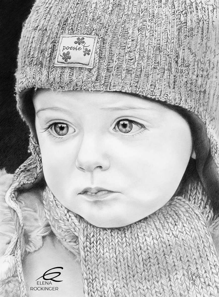 15 Portrait Illustration Graphite Elena Rockinger Fipsi S