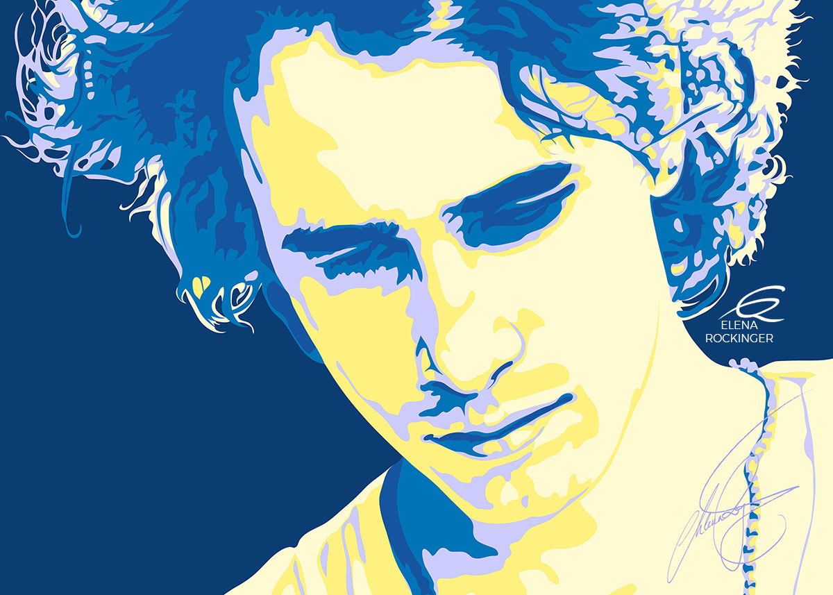29 Portrait Illustration Pop Art Elena Rockinger 29 Vector Jeff Buckley S