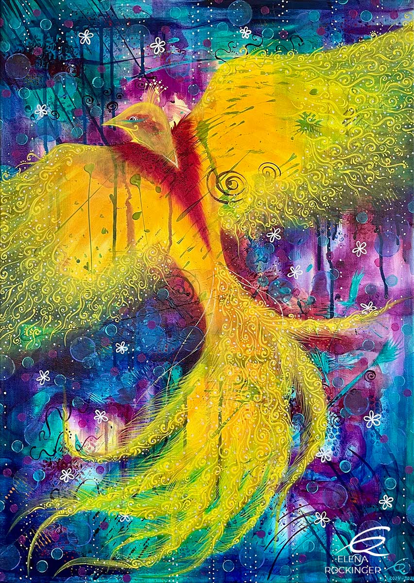 Paintings — Exhibition 16 Painting Acrylics Canvas Elena Rockinger Joybringer 1 S